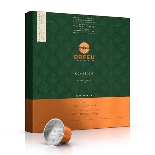 ORFEU Cápsulas De Café Clássico Orfeu Compatível Com Nespresso Contém 20 Cápsulas