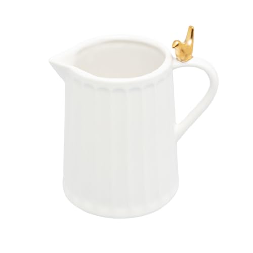 WOLFF - Leiteira de Cerâmica Colibri Branca 180ml