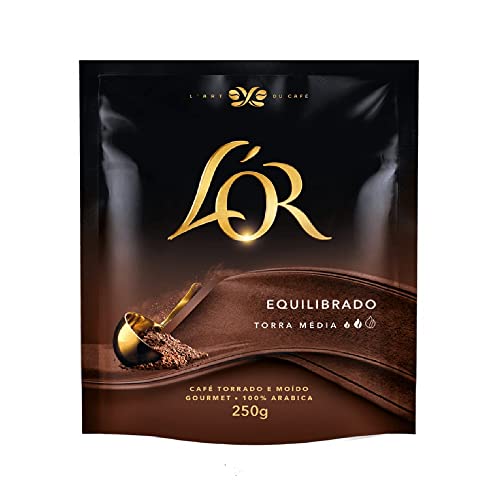 L'OR Café Torrado E Moído Equilibrado Torras 100% Arábica L'Or Sachê 250 G