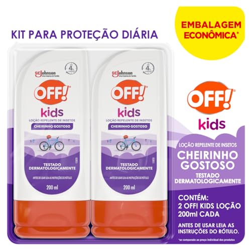 OFF! Kids Loção Repelente de Insetos e Mosquitos, 2 x 200ml