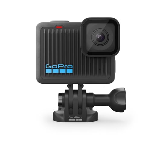GoPro HERO - Câmera de Ação Compacta à Prova d'água com Vídeo 4K Ultra HD, Foto de 12 MP, Tela Sensível ao toque, HyperSmooth com QUIK
