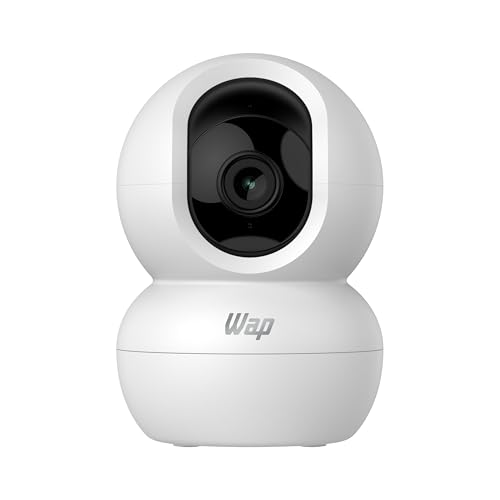 WAP Câmera de Segurança LENS 200, 360° Graus, Áudio Bidirecional com Cancelamento de Eco e Detector de Movimento, 5W 5V