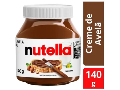 Creme De Avela Com Cacau Nutella Ferrero 140g